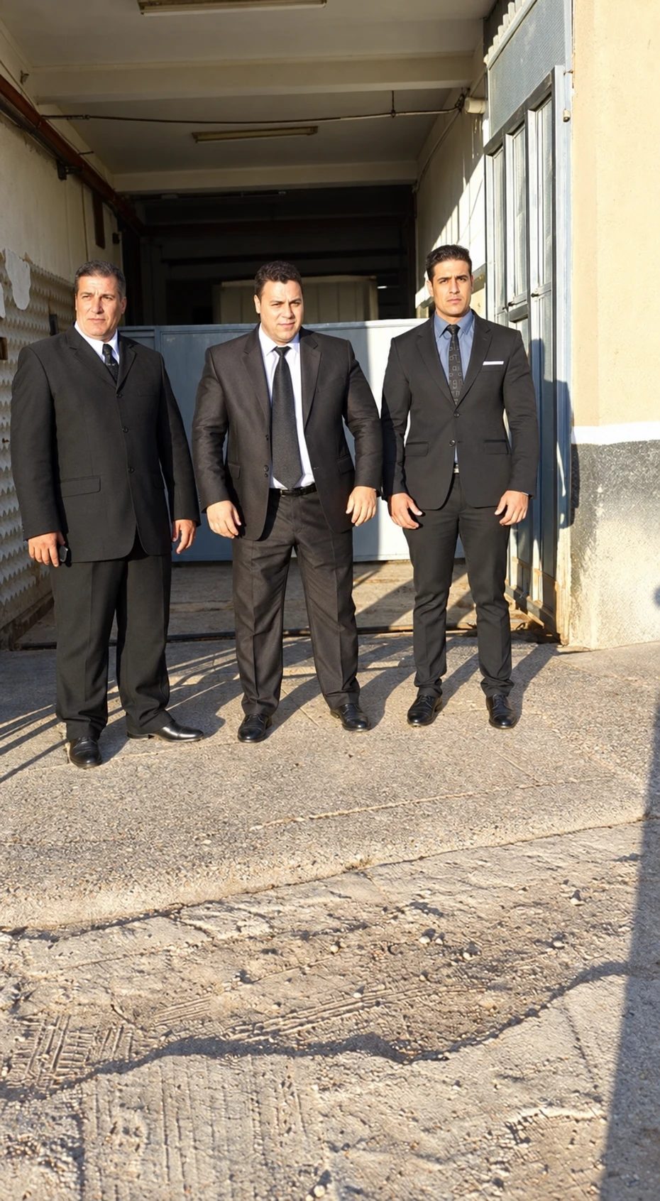 L'équipe Forty Services devant un site client à Casablanca